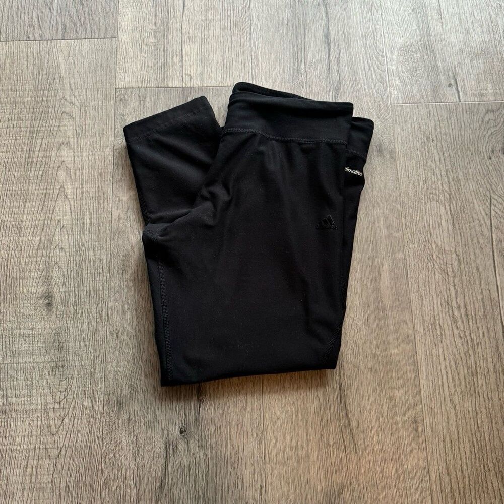 Adidas Climalite Women’s Workout Leggings Size Medium Black